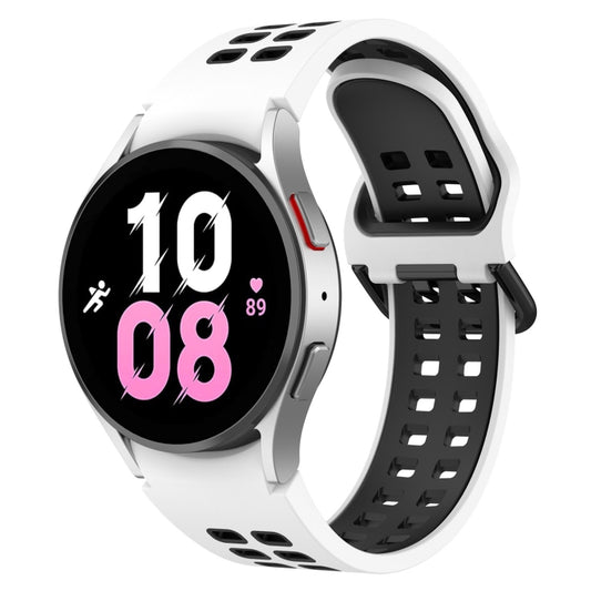 Two-Color Breathable Silicone Watch Band, For Samsung Galaxy Watch 5  44mm, For Samsung Galaxy Watch 5 Pro  45mm