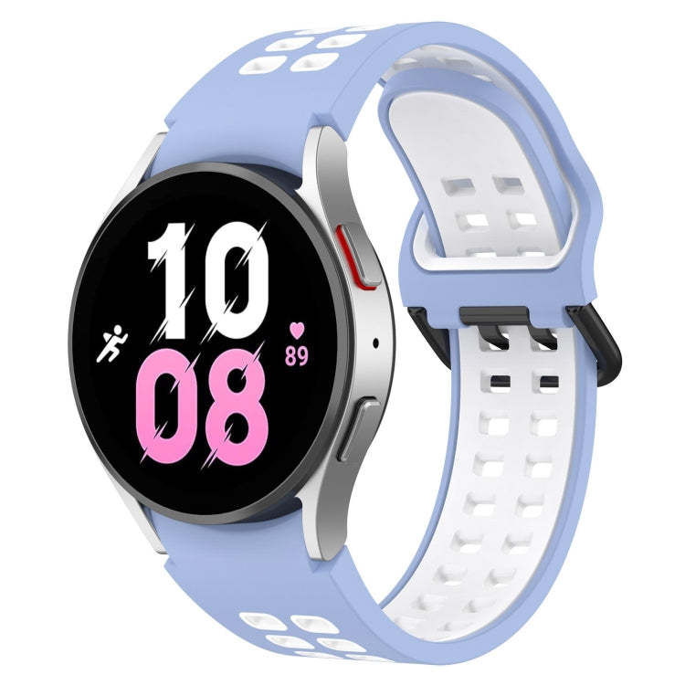 Two-Color Breathable Silicone Watch Band, For Samsung Galaxy Watch 5  44mm, For Samsung Galaxy Watch 5 Pro  45mm