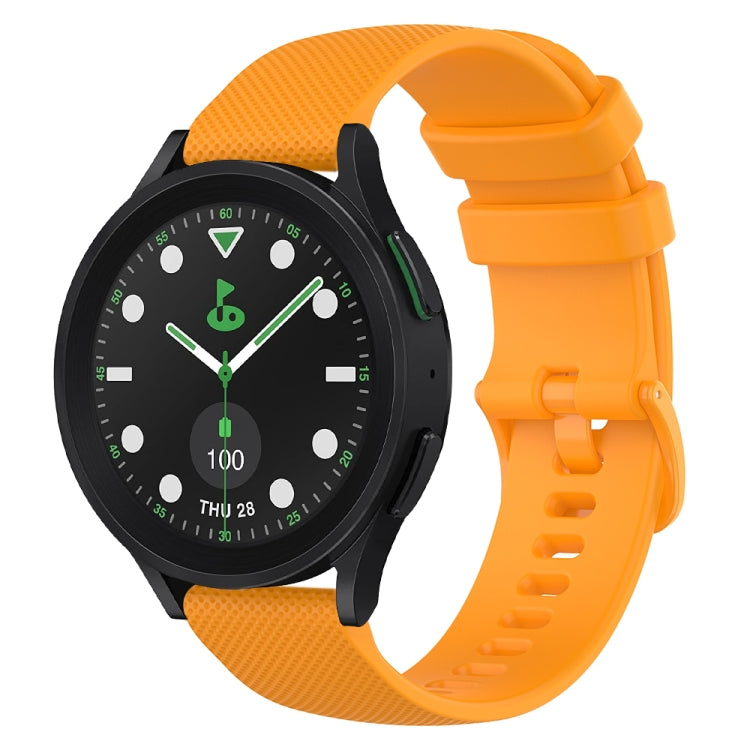 20mm Checkered Silicone Watch Band, For Samsung Galaxy watch 5 Pro Golf Edition, For Samsung Galaxy watch 5 Golf Edition