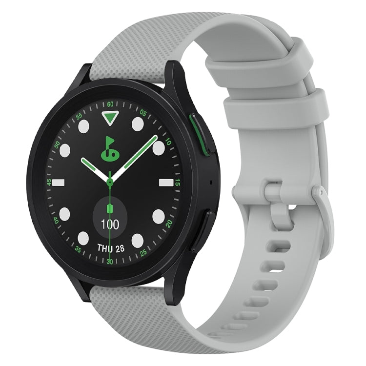 20mm Checkered Silicone Watch Band, For Samsung Galaxy watch 5 Pro Golf Edition, For Samsung Galaxy watch 5 Golf Edition