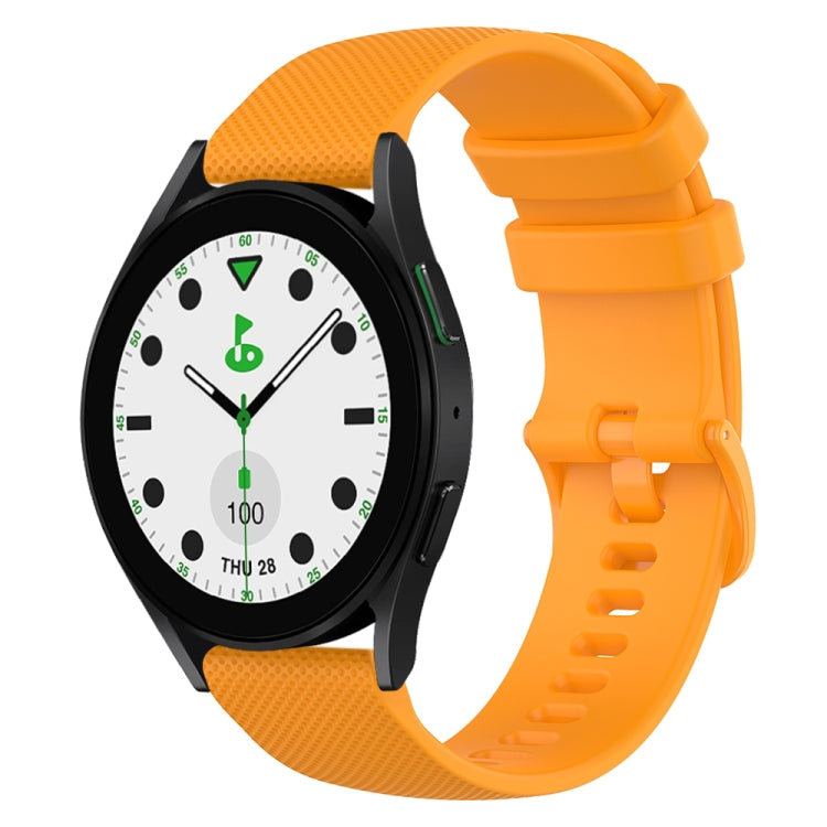 20mm Checkered Silicone Watch Band, For Samsung Galaxy watch 5 Pro Golf Edition, For Samsung Galaxy watch 5 Golf Edition