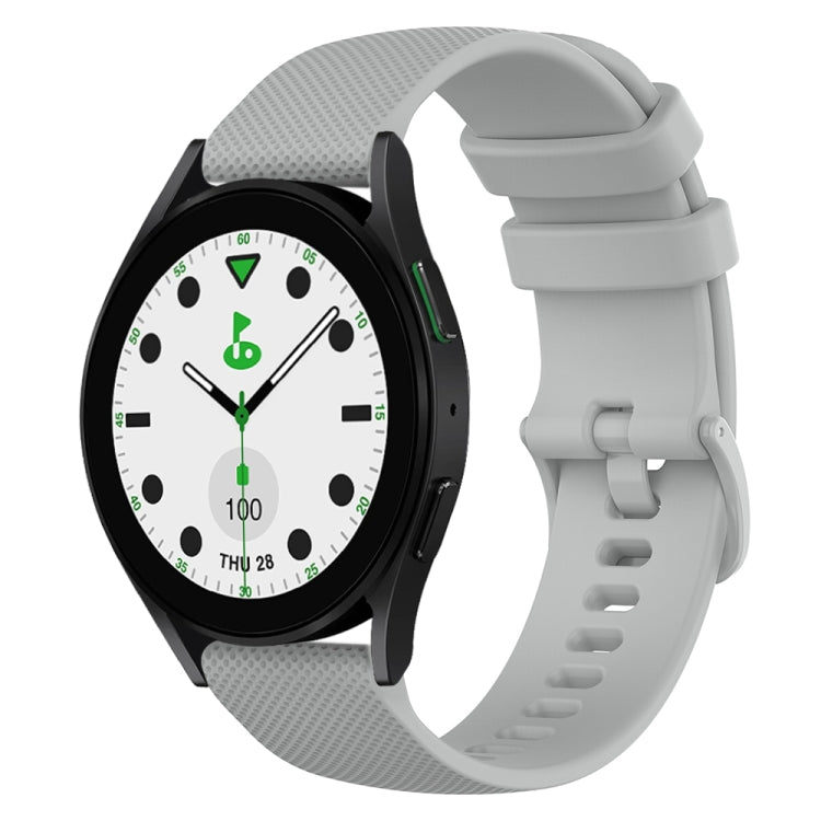 20mm Checkered Silicone Watch Band, For Samsung Galaxy watch 5 Pro Golf Edition, For Samsung Galaxy watch 5 Golf Edition