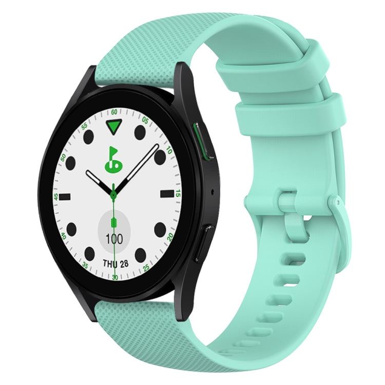 20mm Checkered Silicone Watch Band, For Samsung Galaxy watch 5 Pro Golf Edition, For Samsung Galaxy watch 5 Golf Edition