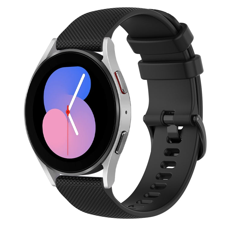 20mm Checkered Silicone Watch Band, For Samsung Galaxy Watch 5  40mm