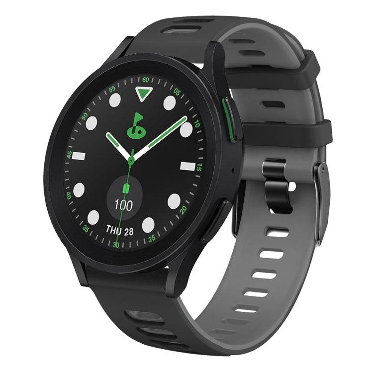 20mm Two-color Silicone Watch Band, For Samsung Galaxy watch 5 Pro Golf Edition, For Samsung Galaxy watch 5 Golf Edition
