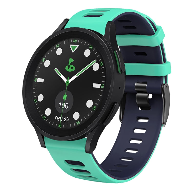 20mm Two-color Silicone Watch Band, For Samsung Galaxy watch 5 Pro Golf Edition, For Samsung Galaxy watch 5 Golf Edition