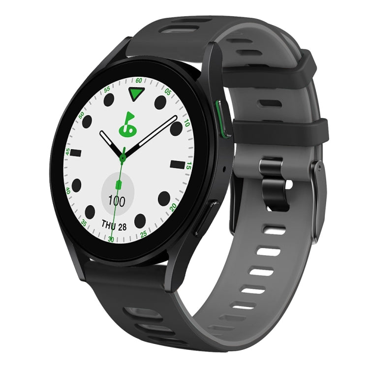 20mm Two-color Silicone Watch Band, For Samsung Galaxy watch 5 Pro Golf Edition, For Samsung Galaxy watch 5 Golf Edition