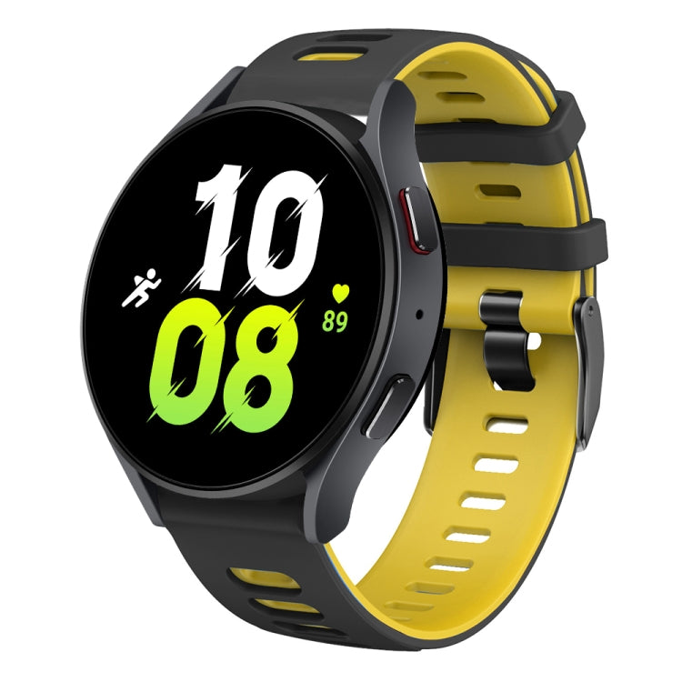 20mm Two-color Silicone Watch Band, For Samsung Galaxy Watch 5  44mm, For Samsung Galaxy Watch 5 Pro  45mm