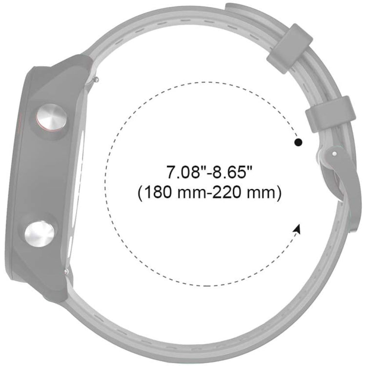 20mm Two-color Silicone Watch Band, For Samsung Galaxy watch 5 Pro Golf Edition, For Samsung Galaxy watch 5 Golf Edition