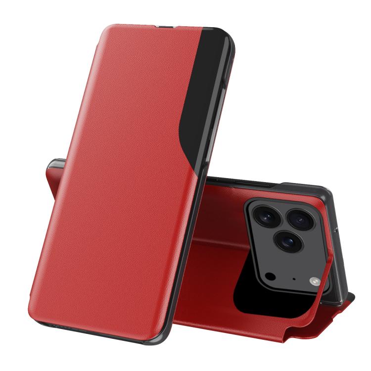 Side Display Flip Leather Phone Case