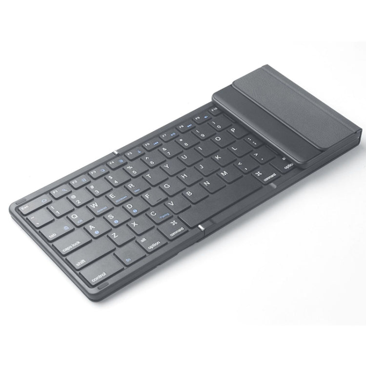 B099 Tablets Laptops 3-Mode Wireless Bluetooth Keyboard Rechargeable Folding Silent Keyboard, B099