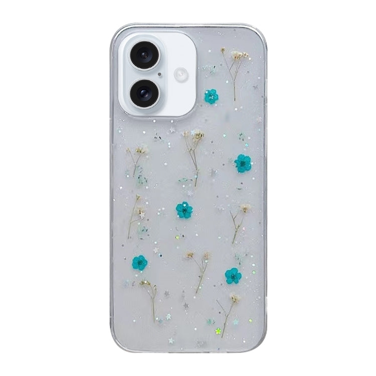 Gypsophila Flowers Pattern TPU Protective Phone Case, For iPhone 16 Pro Max, For iPhone 16 Pro, For iPhone 16 Plus, For iPhone 16, For iPhone 15 Pro Max, For iPhone 15 Pro, For iPhone 15 Plus, For iPhone 15