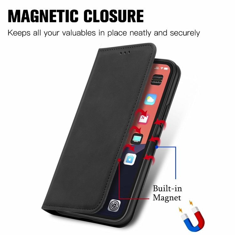 Retro Skin Feel Magnetic Flip Leather Phone Case, For iPhone 15 Pro, For  iPhone 15 Plus, For iPhone 15, For  iPhone 14 Plus, For iPhone 14