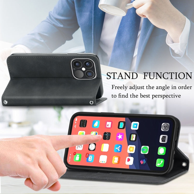 Retro Skin Feel Magnetic Flip Leather Phone Case, For iPhone 15 Pro, For  iPhone 15 Plus, For iPhone 15, For  iPhone 14 Plus, For iPhone 14