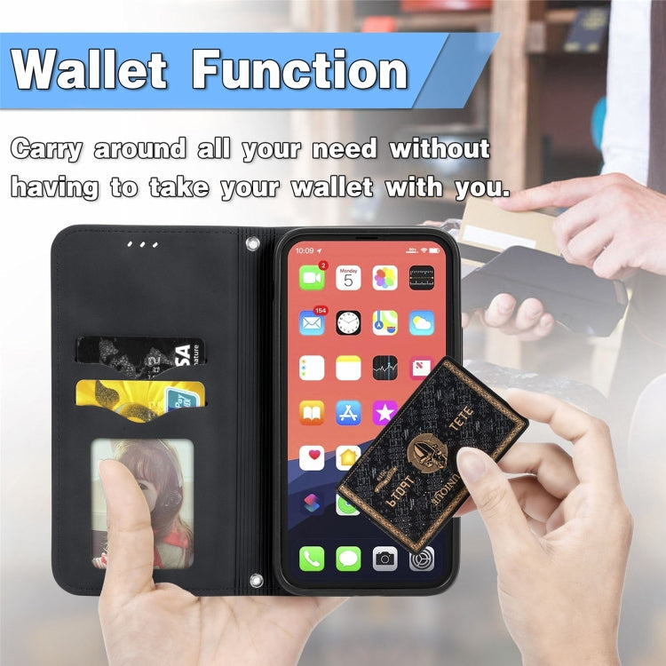 Retro Skin Feel Magnetic Flip Leather Phone Case, For iPhone 15 Pro, For  iPhone 15 Plus, For iPhone 15, For  iPhone 14 Plus, For iPhone 14