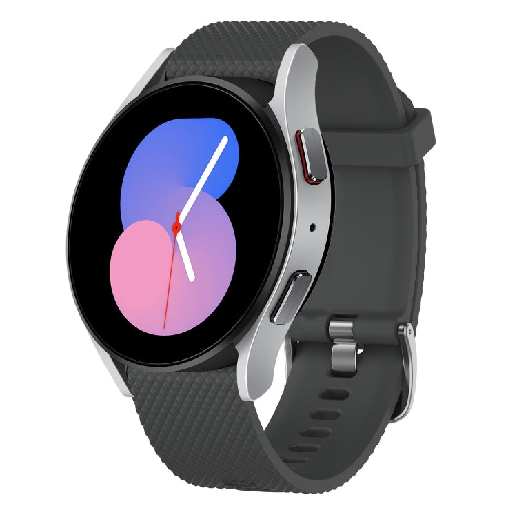 20mm Diamond Textured Silicone Watch Band, For Samsung Galaxy Watch 5 40mm, For Samsung Galaxy Watch 4 44mm