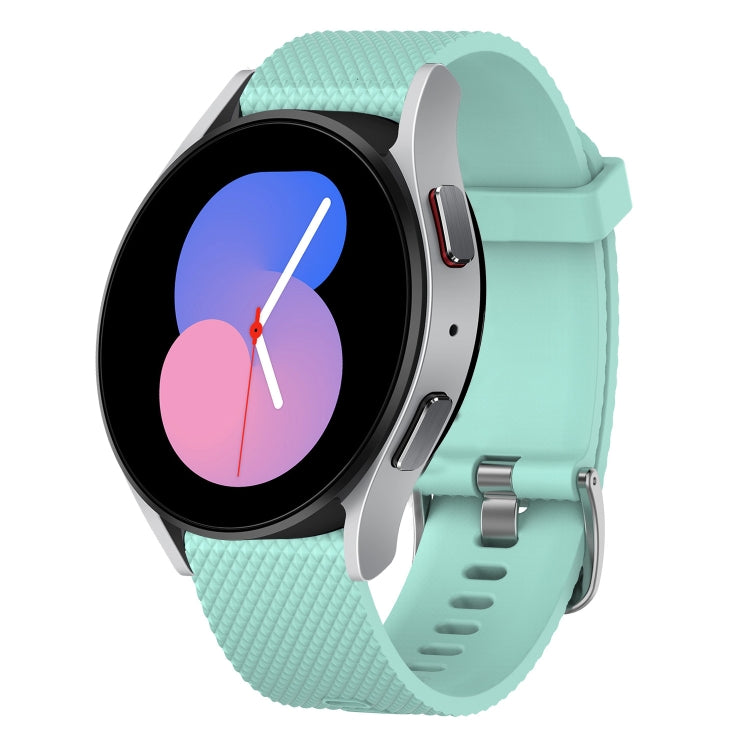 20mm Diamond Textured Silicone Watch Band, For Samsung Galaxy Watch 5 40mm, For Samsung Galaxy Watch 4 44mm