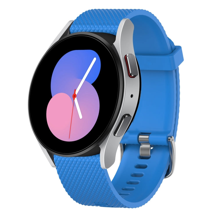 20mm Diamond Textured Silicone Watch Band, For Samsung Galaxy Watch 5 40mm, For Samsung Galaxy Watch 4 44mm