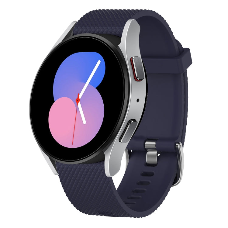 20mm Diamond Textured Silicone Watch Band, For Samsung Galaxy Watch 5 40mm, For Samsung Galaxy Watch 4 44mm