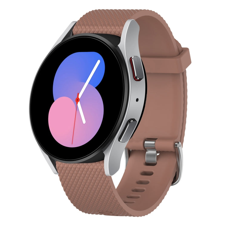 20mm Diamond Textured Silicone Watch Band, For Samsung Galaxy Watch 5 40mm, For Samsung Galaxy Watch 4 44mm