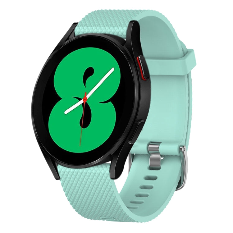 20mm Diamond Textured Silicone Watch Band, For Samsung Galaxy Watch 5 40mm, For Samsung Galaxy Watch 4 44mm