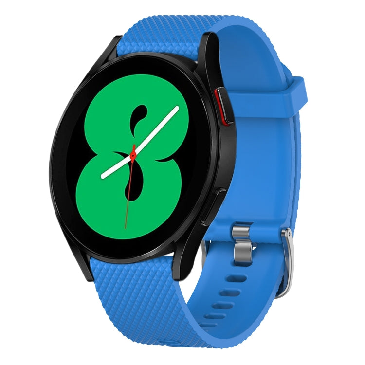 20mm Diamond Textured Silicone Watch Band, For Samsung Galaxy Watch 5 40mm, For Samsung Galaxy Watch 4 44mm