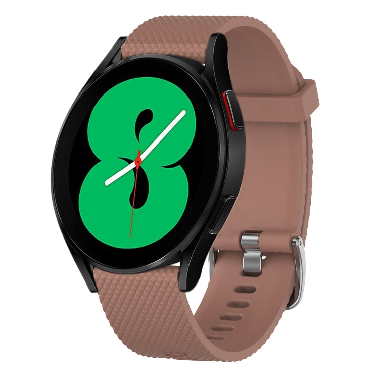 20mm Diamond Textured Silicone Watch Band, For Samsung Galaxy Watch 5 40mm, For Samsung Galaxy Watch 4 44mm