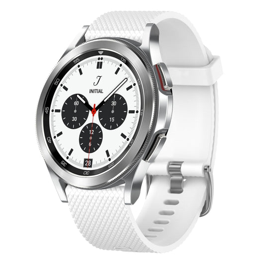 20mm Diamond Textured Silicone Watch Band, For Samsung  Galaxy Watch 4 Classic 42mm, For Samsung Galaxy Watch Active 2 44mm