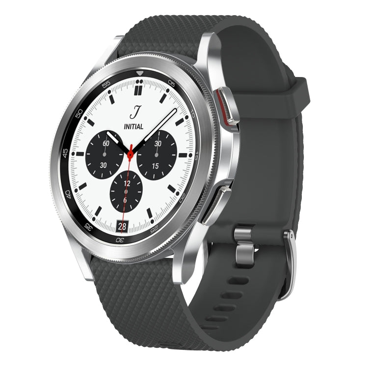 20mm Diamond Textured Silicone Watch Band, For Samsung  Galaxy Watch 4 Classic 42mm, For Samsung Galaxy Watch Active 2 44mm