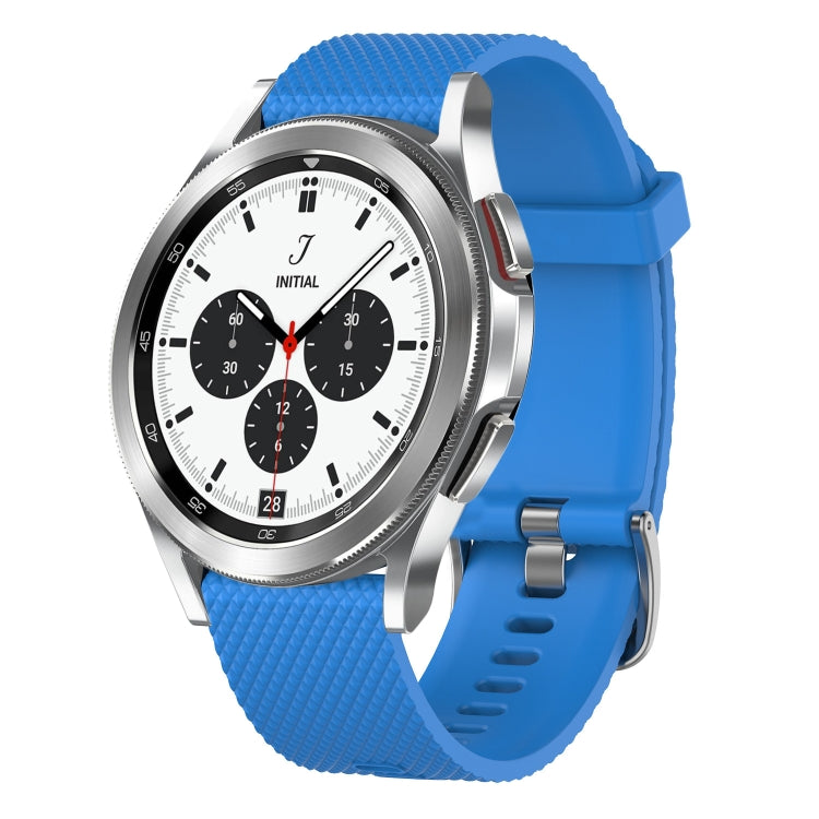 20mm Diamond Textured Silicone Watch Band, For Samsung  Galaxy Watch 4 Classic 42mm, For Samsung Galaxy Watch Active 2 44mm