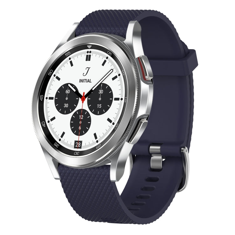 20mm Diamond Textured Silicone Watch Band, For Samsung  Galaxy Watch 4 Classic 42mm, For Samsung Galaxy Watch Active 2 44mm