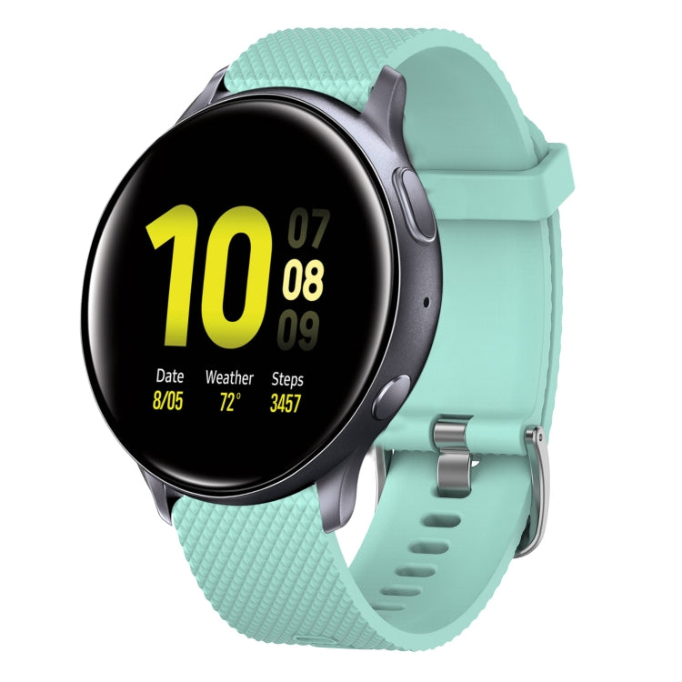 20mm Diamond Textured Silicone Watch Band, For Samsung  Galaxy Watch 4 Classic 42mm, For Samsung Galaxy Watch Active 2 44mm