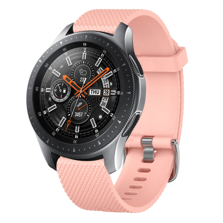 20mm Diamond Textured Silicone Watch Band, For Samsung Galaxy Watch Active 2 40mm, For Samsung Galaxy Watch 42mm