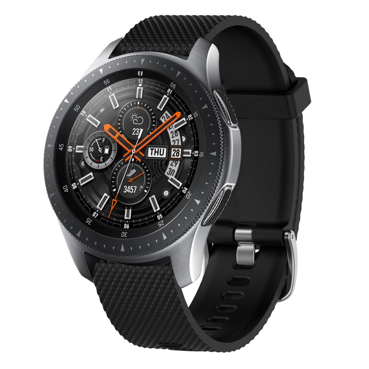 20mm Diamond Textured Silicone Watch Band, For Samsung Galaxy Watch Active 2 40mm, For Samsung Galaxy Watch 42mm