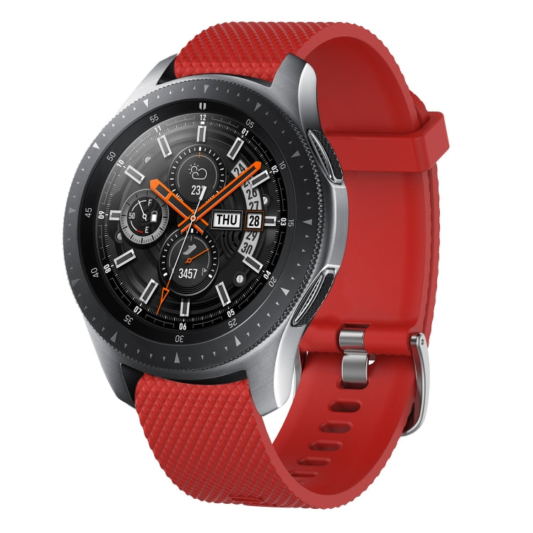 20mm Diamond Textured Silicone Watch Band, For Samsung Galaxy Watch Active 2 40mm, For Samsung Galaxy Watch 42mm