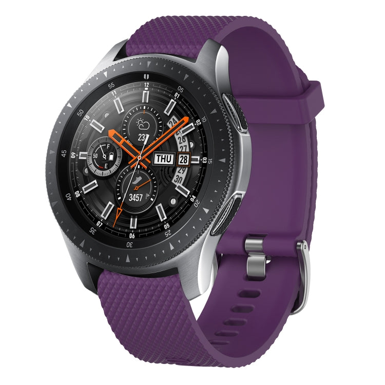 20mm Diamond Textured Silicone Watch Band, For Samsung Galaxy Watch Active 2 40mm, For Samsung Galaxy Watch 42mm