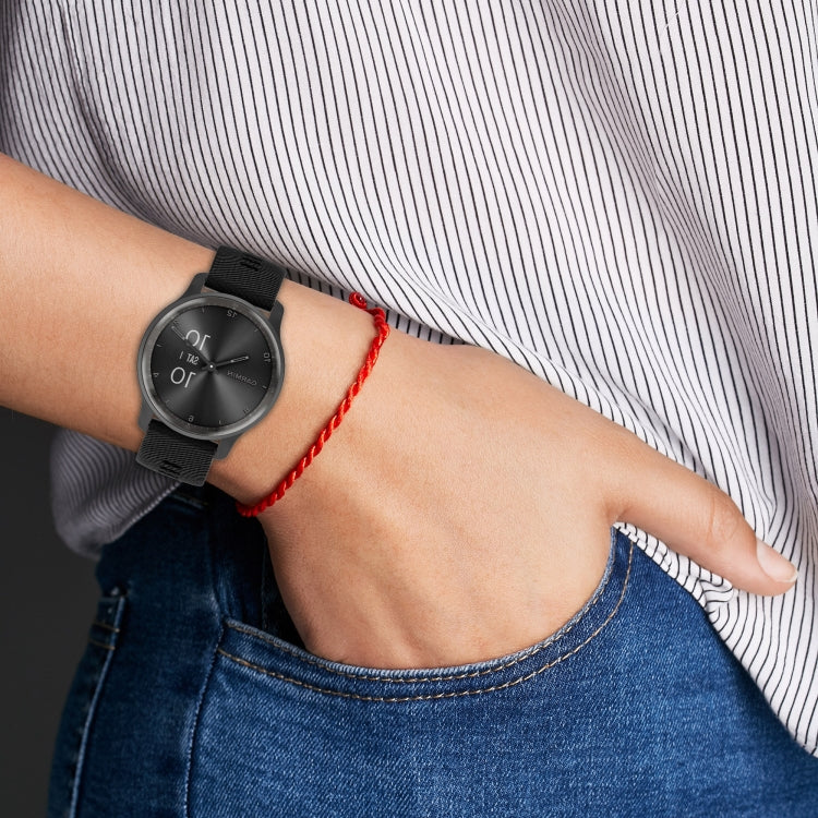 20mm Diamond Textured Silicone Watch Band, For Samsung Galaxy Watch 5 40mm, For Samsung Galaxy Watch 4 44mm