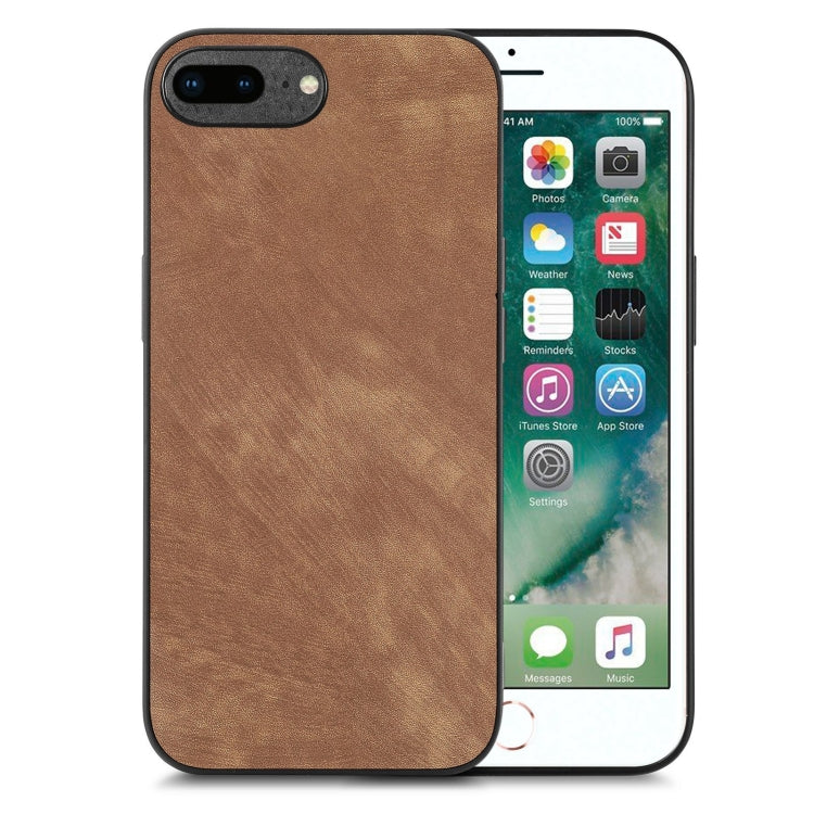 Vintage Leather PC Back Cover Phone Case, For iPhone 7 / 8 / SE 2022 / SE 2020, For iPhone X / XS, For iPhone 7 Plus / 8 Plus, For iPhone 6 Plus / 6s Plus, For iPhone 6 / 6s