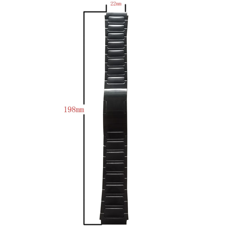 22mm I-Shaped Titanium Alloy Watch Band, For Samsung Galaxy Watch3 45mm, For Samsung Gear S3 Classic, For Samsung Gear S3 Frontier