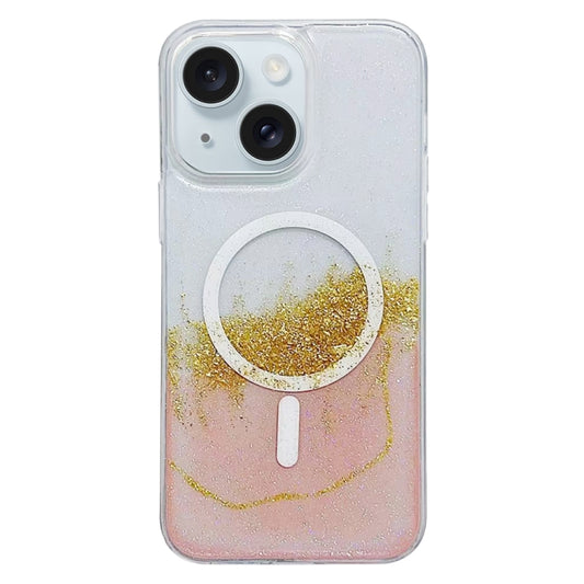 Gilding MagSafe Hybrid Clear TPU Phone Case, For iPhone 15 Plus, For iPhone 15, For iPhone 14 Plus