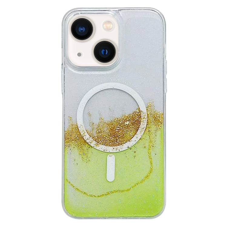 Gilding MagSafe Hybrid Clear TPU Phone Case, For iPhone 15 Plus, For iPhone 15, For iPhone 14 Plus