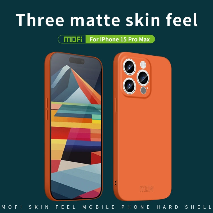 MOFI Qin Series Skin Feel All-inclusive PC Phone Case, For iPhone 15 Pro Max, For iPhone 15 Pro, For iPhone 15 Plus, For iPhone 15