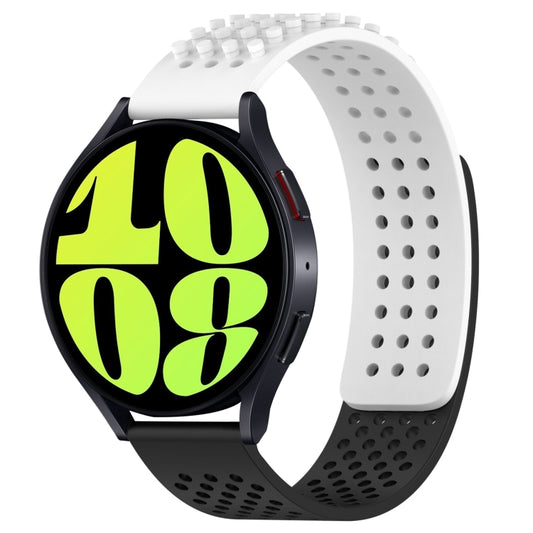 20mm Holes Breathable 3D Dots Silicone Watch Band, For Samsung Galaxy Watch 6 40mm