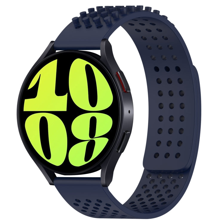 20mm Holes Breathable 3D Dots Silicone Watch Band, For Samsung Galaxy Watch 6 40mm