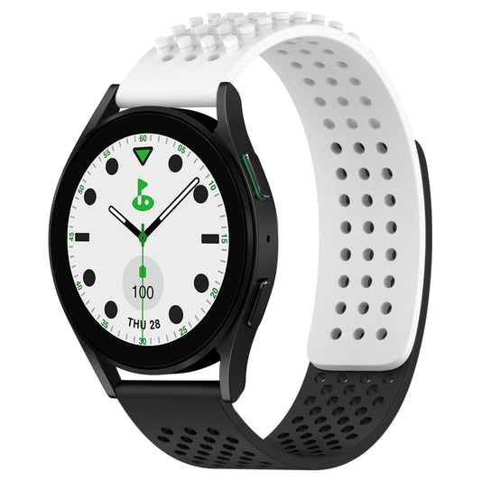 20mm Holes Breathable 3D Dots Silicone Watch Band, For Samsung Galaxy watch 5 Golf Edition