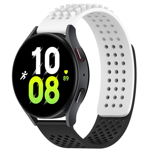 20mm Holes Breathable 3D Dots Silicone Watch Band, For Samsung Galaxy Watch 5  44mm