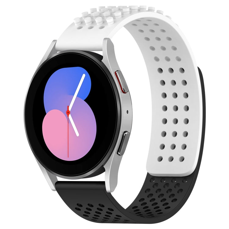 20mm Holes Breathable 3D Dots Silicone Watch Band, For Samsung Galaxy Watch 5  40mm