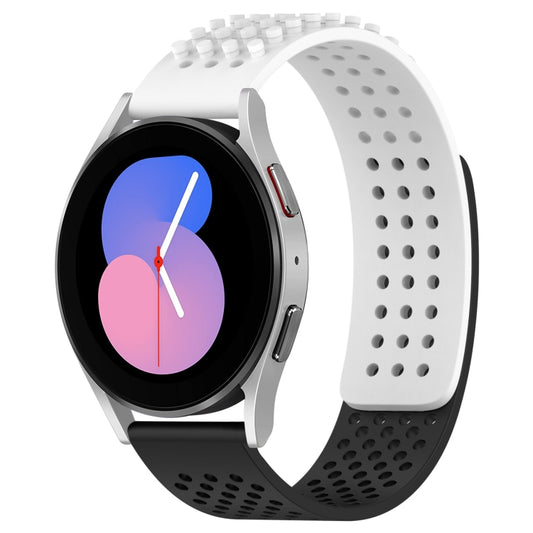 20mm Holes Breathable 3D Dots Silicone Watch Band, For Samsung Galaxy Watch 5  40mm