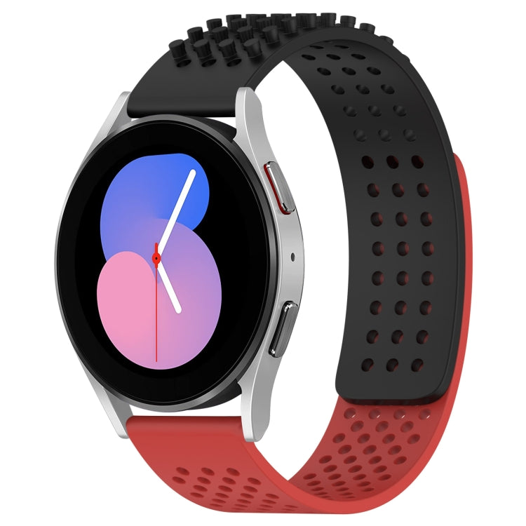 20mm Holes Breathable 3D Dots Silicone Watch Band, For Samsung Galaxy Watch 5  40mm