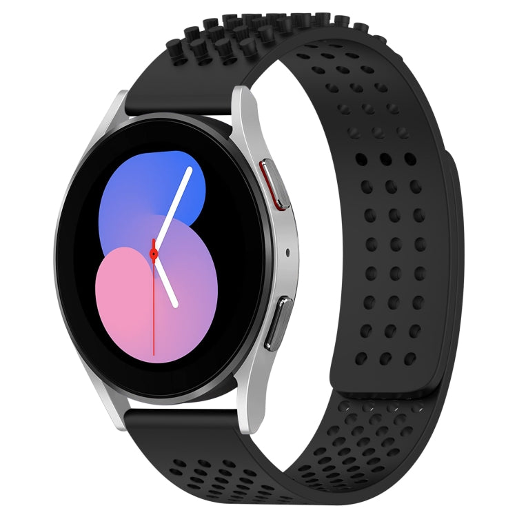 20mm Holes Breathable 3D Dots Silicone Watch Band, For Samsung Galaxy Watch 5  40mm